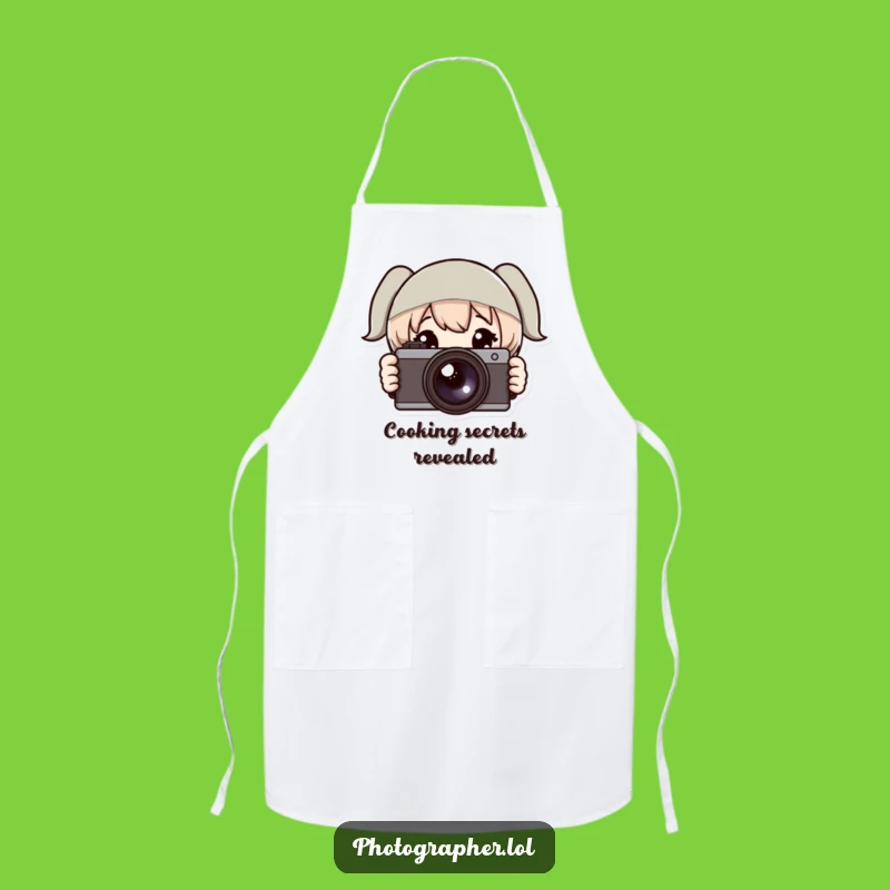 Funny Apron: Camera Peeker, Hilarious Kitchen Gift for Photographers