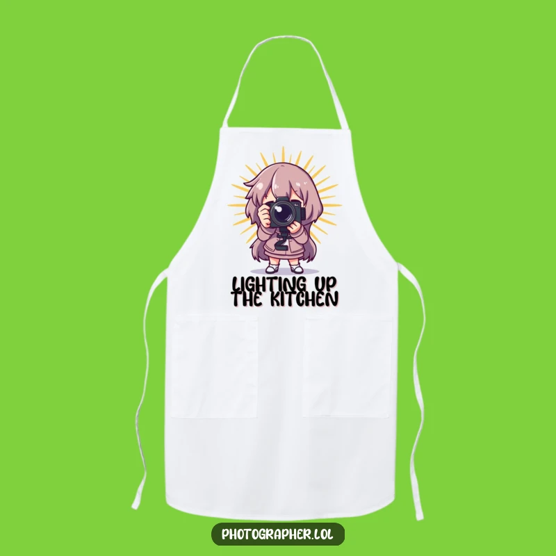 Funny Dramatic Photographer Apron: Star Chef Style - Hilarious Kitchen Gift