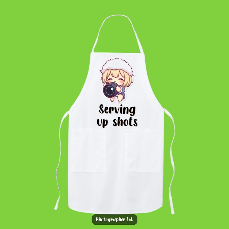 Funny Photographer Character Apron - Gift for Creative Cooks