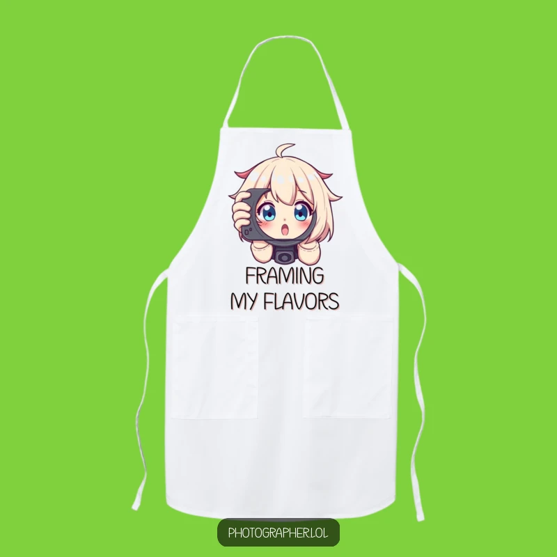 Funny Photographer Viewfinder Apron: Hilarious Kitchen or Studio Wear