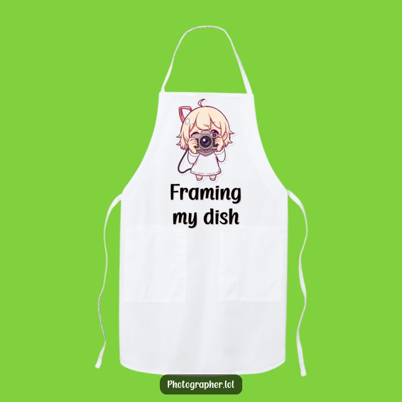 Funny Vintage Camera Apron: Cook and Capture with Style