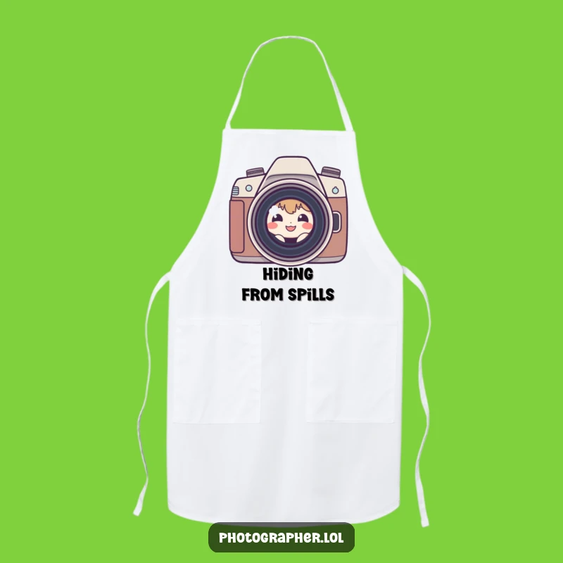 Funny Shy Photographer Apron: Cook With Confidence And A Humorous Peek