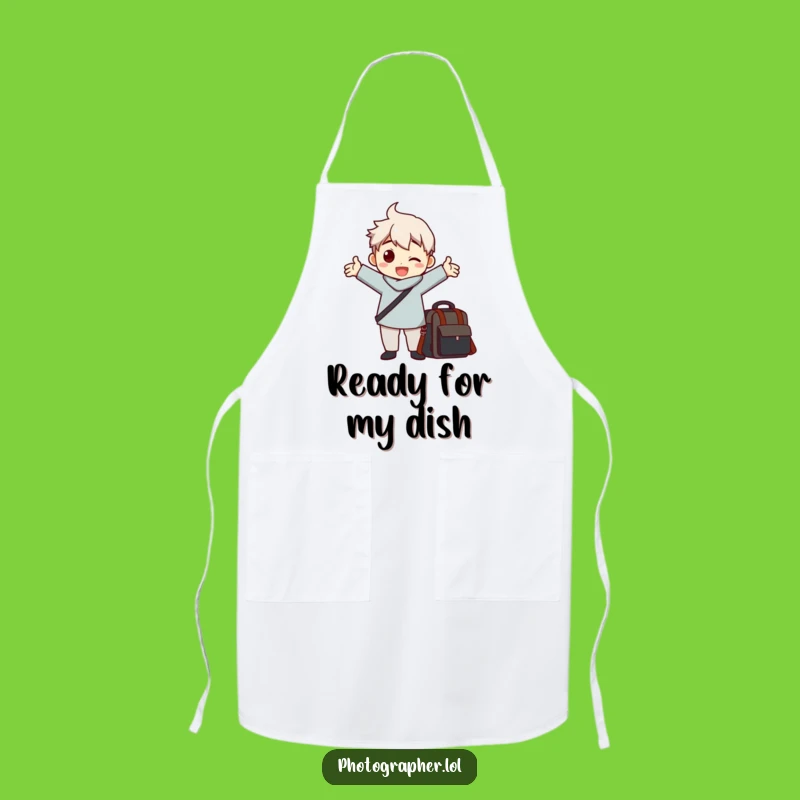 Funny Photographer Pose Apron: Hilarious Kitchen or Studio Wear