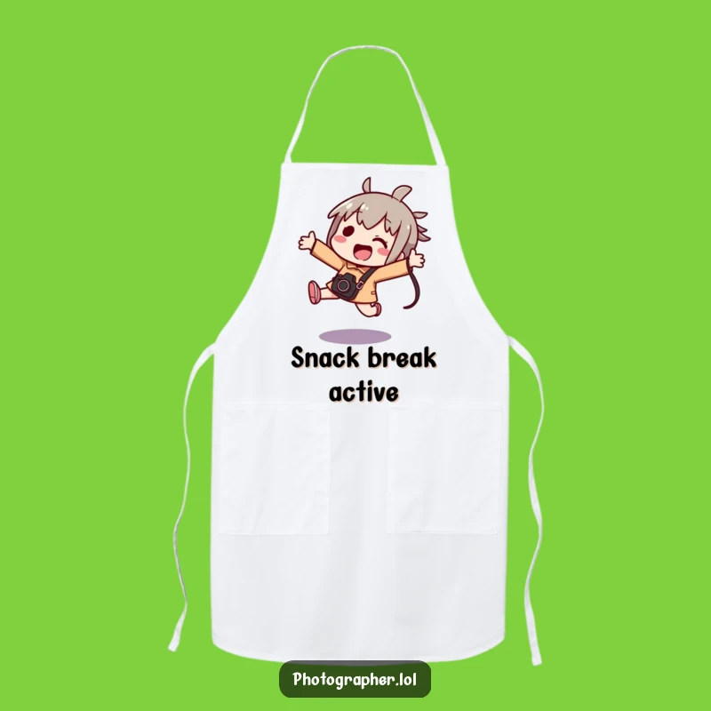 Funny Kawaii Photographer Apron - Excited Jumper's Camera Studio Gear