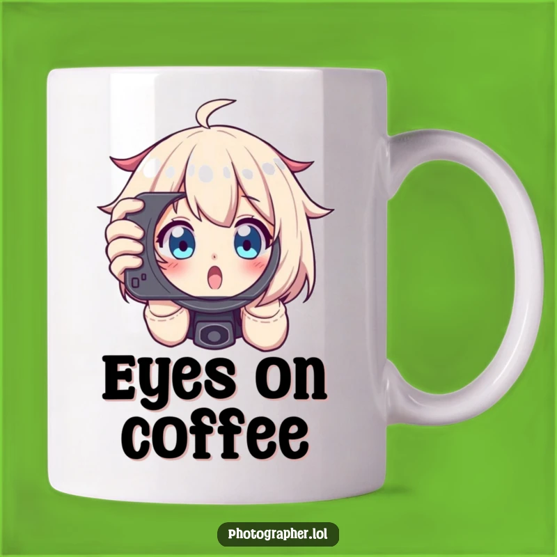 Funny Photographer Viewfinder Mug: Exciting Gift for Eager Camera Shooters