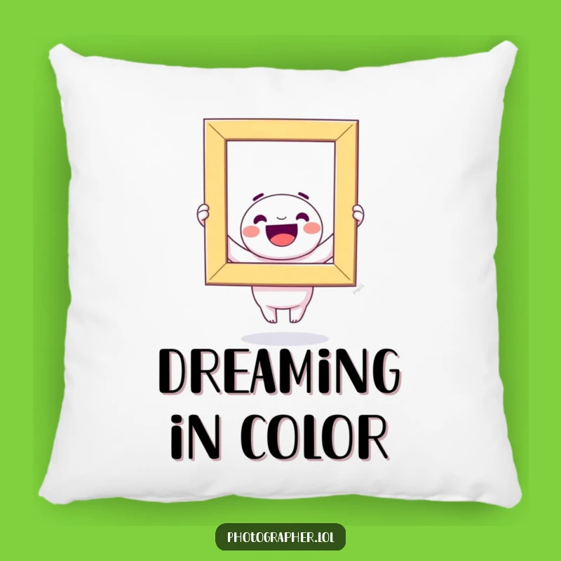 Funny Kawaii Photo Frame Pillow: Soft Cushion with a Hilarious Character, Perfect Funny Gift!