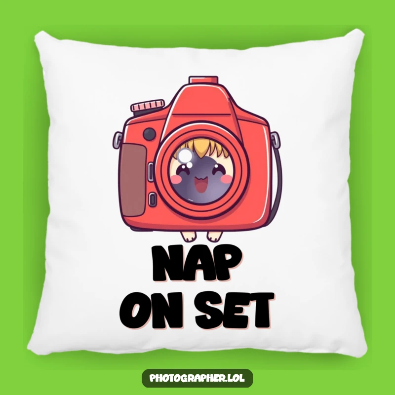 Soft Funny Camera Pillow: Cuddly Cushion for Photo Fans, Perfect Gift