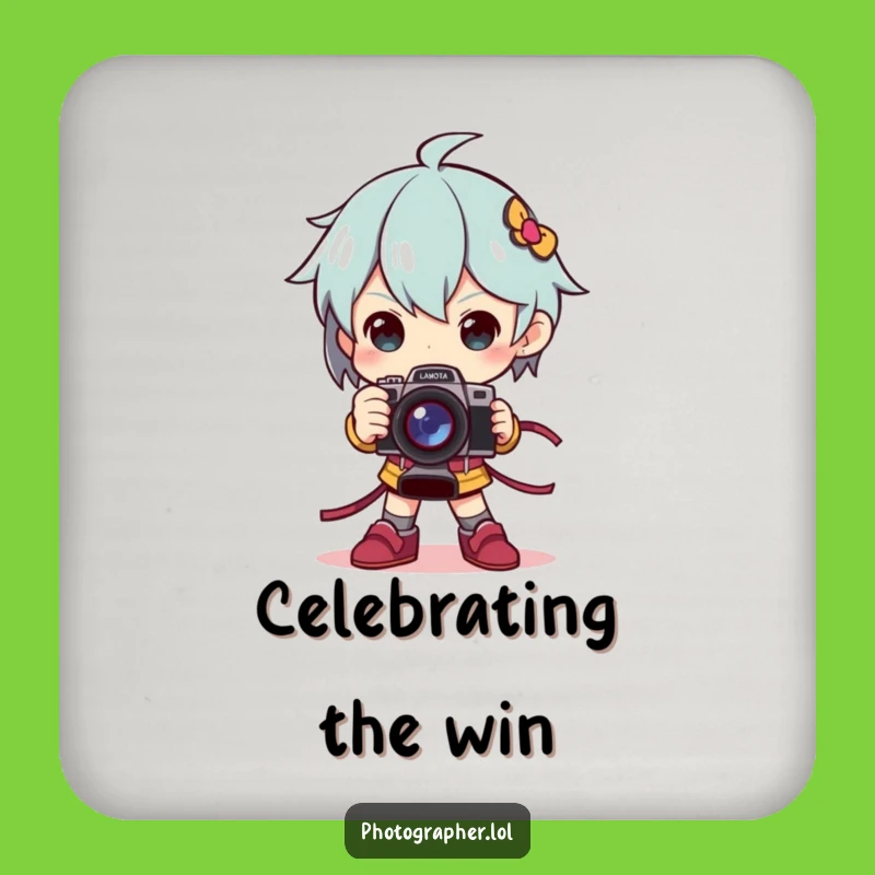 Funny Trophy Coaster: Dramatic Pose Protection, Humorous Gift