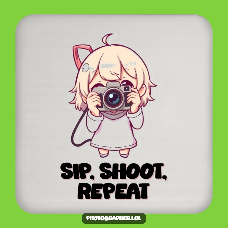 Funny Vintage Camera Coaster Set: Protect Surfaces in Style