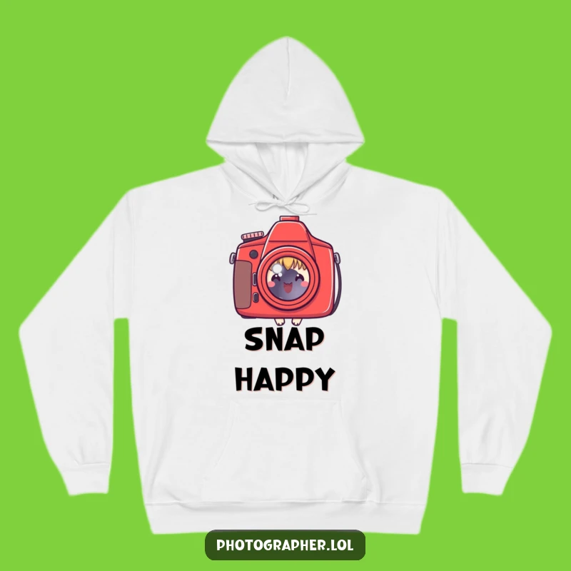 Cozy Camera Character Hoodie: Warm & Funny Apparel for Photographers, Perfect Gift