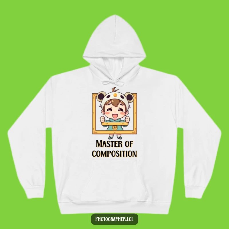 Stay warm and showcase your artistic pride with this funny hoodie. Perfect for displaying your favorite framed photo.