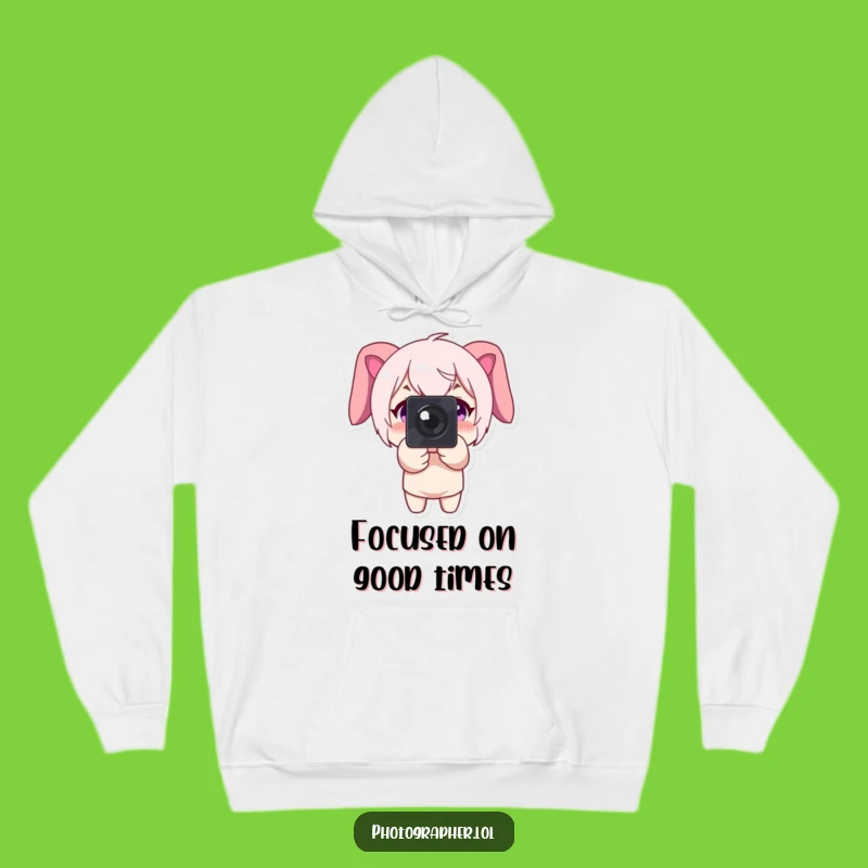 Funny Photographer Hoodie: Cozy Camera Point Wear, Cheerful Gift