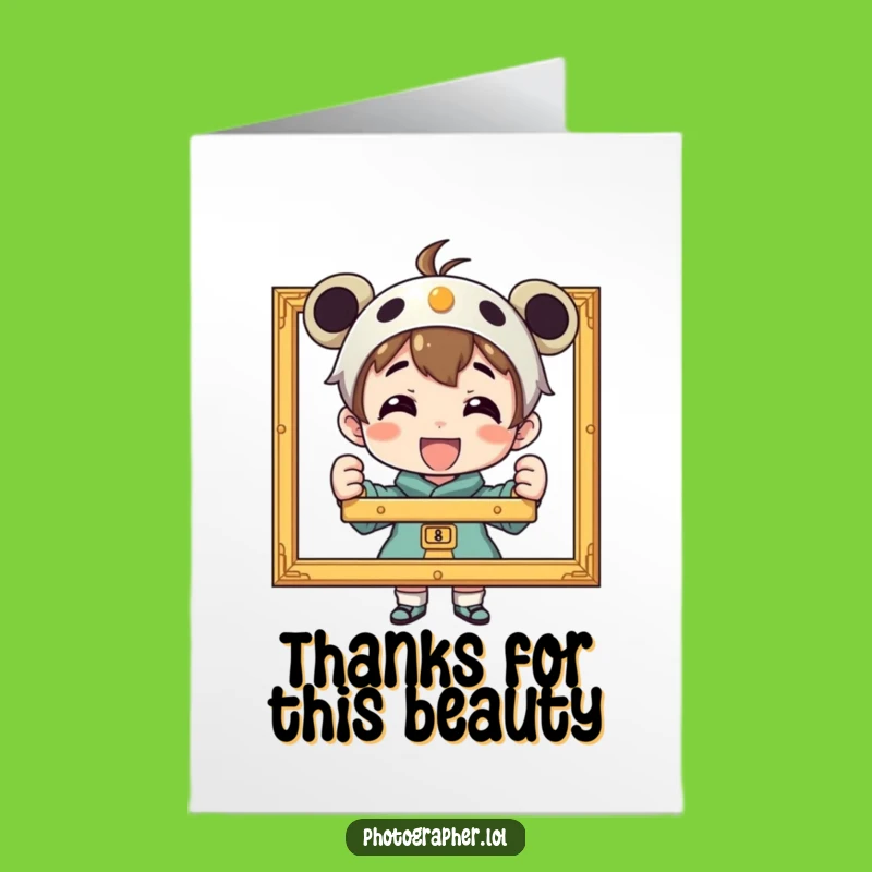 Free Printable Thank You Card: Proud Photographer's Creation, Perfect Downloadable Gift