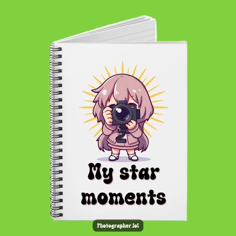 Funny Dramatic Photographer Notebook: Star Ideas - Perfect Gift