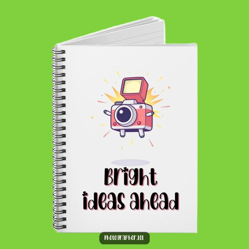 Funny Leaping Icon Notebook: Creative Photography Journal for Shutterbugs