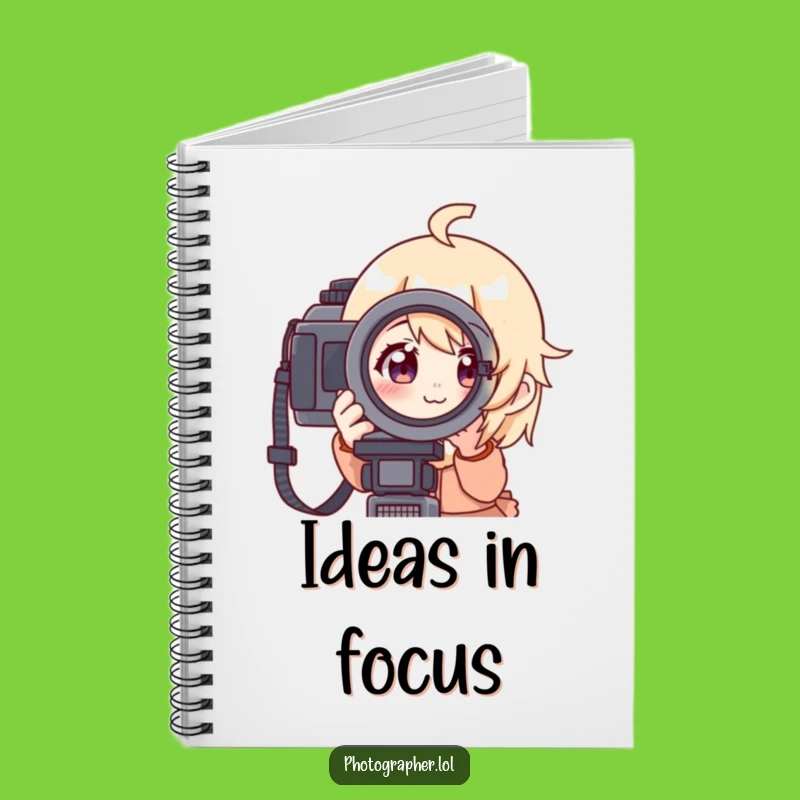 Funny Notebook: Focused Photographer, Perfect Gift for Creative Notes