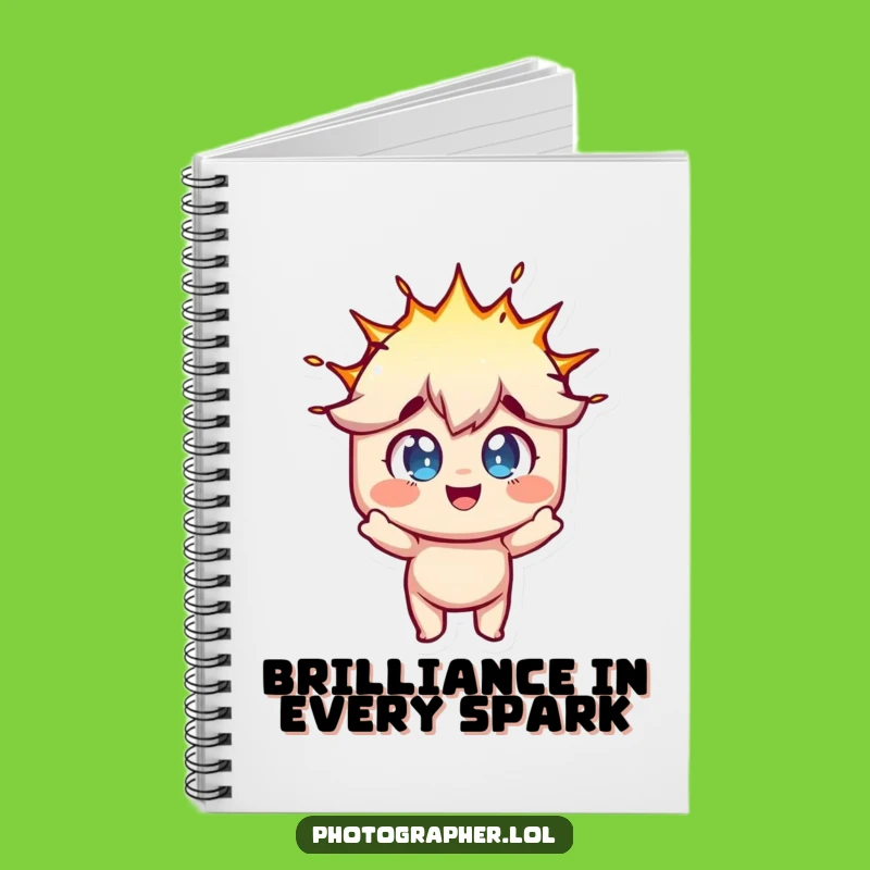 Funny Photographer Notebook: Flash Bulb Journal, Fun Capture Gift