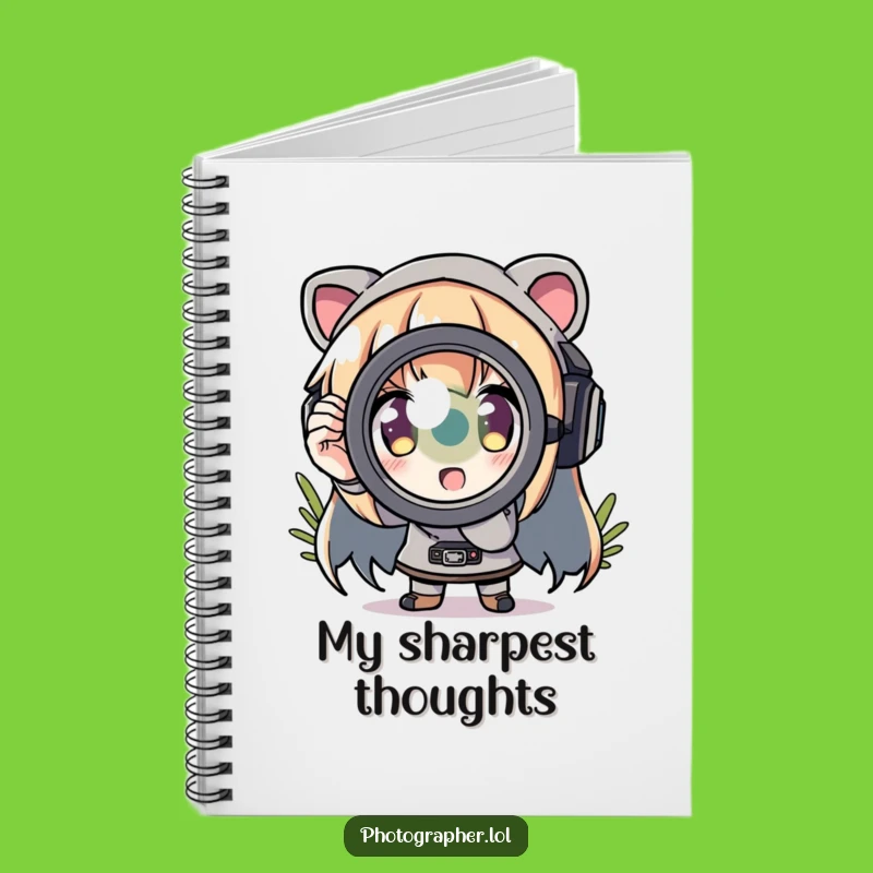 Funny Zoom Lens Notebook: Capture Ideas with Humorous Focus!