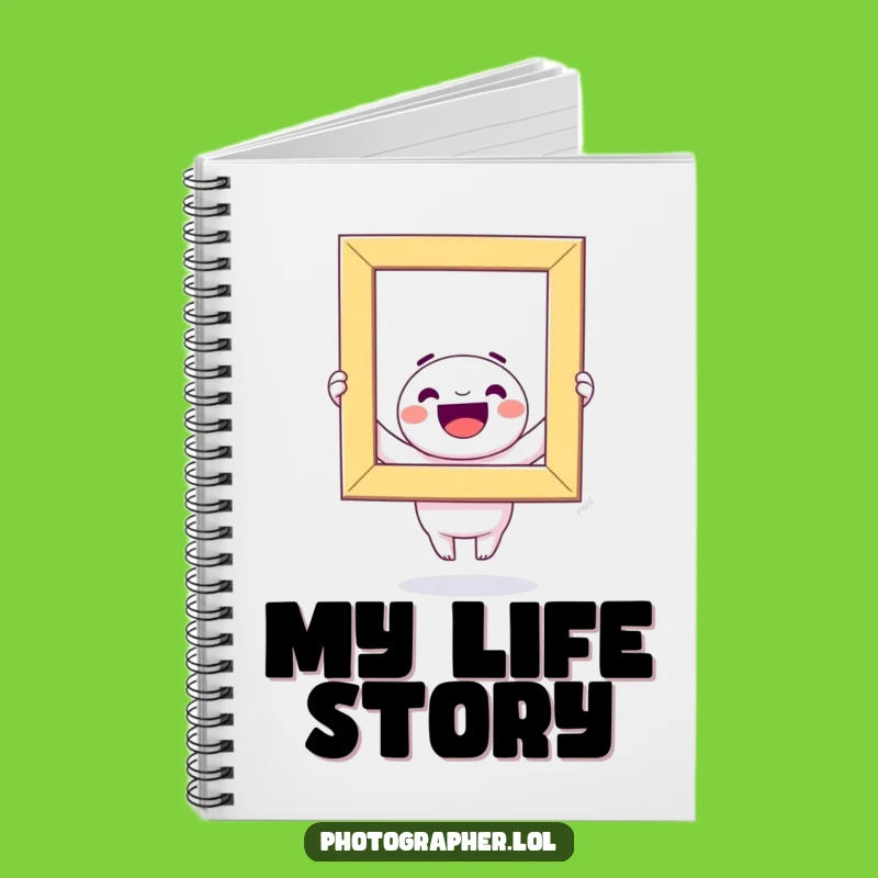 Funny Kawaii Photo Frame Notebook: Jot Down Ideas with a Hilarious Character, Ideal Funny Gift!