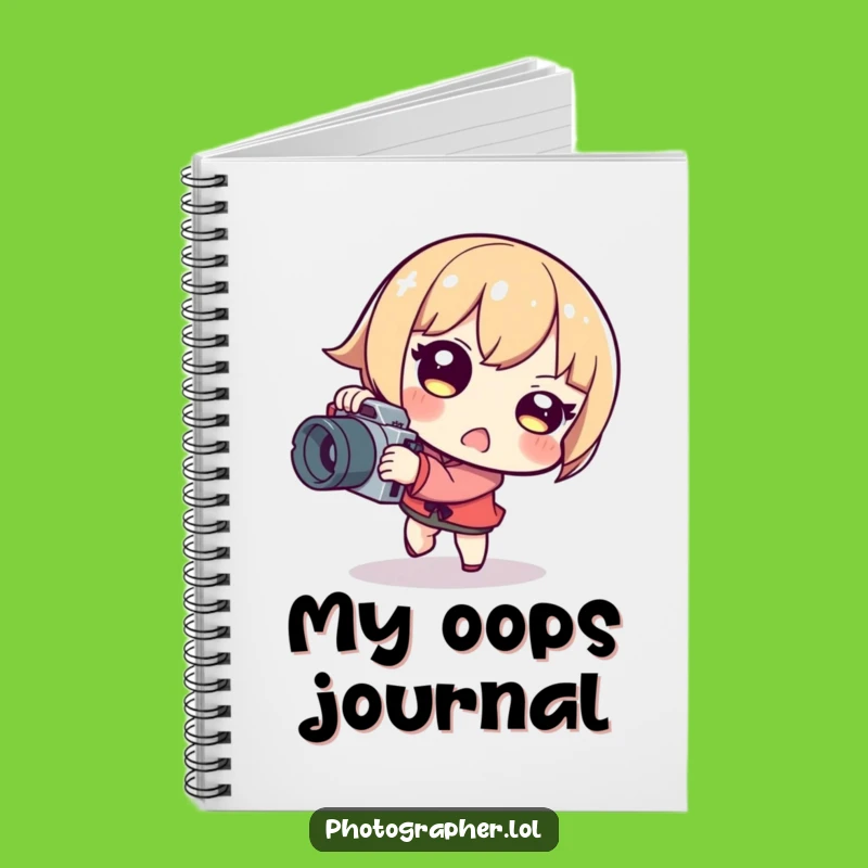 Funny Tripping Photographer Notebook: Jot Down Ideas After Camera Stumbles