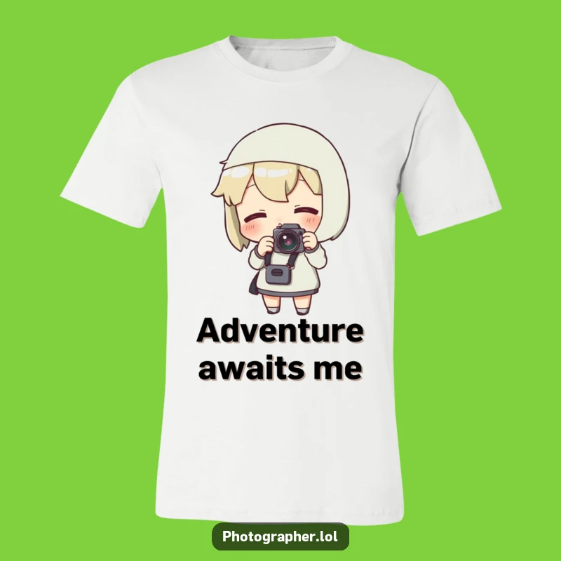 Funny Photographer T-Shirt: Excited Camera Prep Tee, Shutterbug Gift