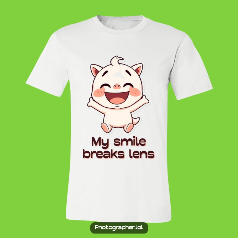 Funny Silly Pose T-Shirt: Excited Grin, Joyful Gift for Goofballs