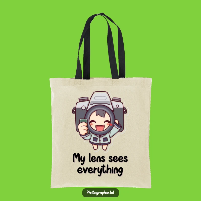 Funny Photographer's Tote Bag: Carry Your Gear with Photographic Flair
