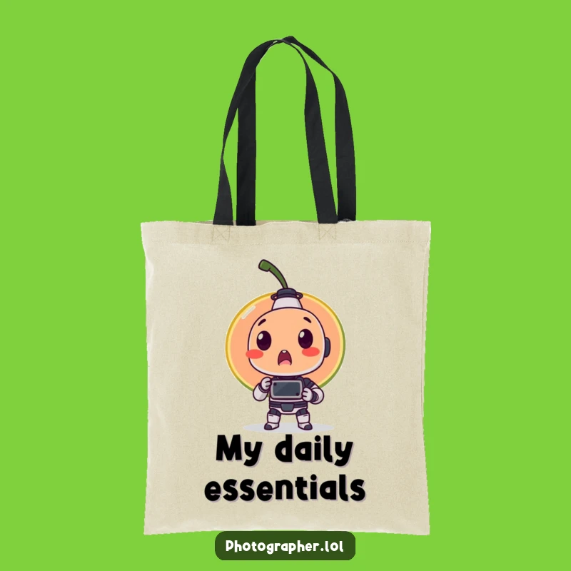 Funny Fruit Robot Tote Bag: Carry Your Quirky Style!